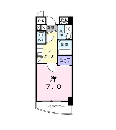 東峰マンションの物件間取画像